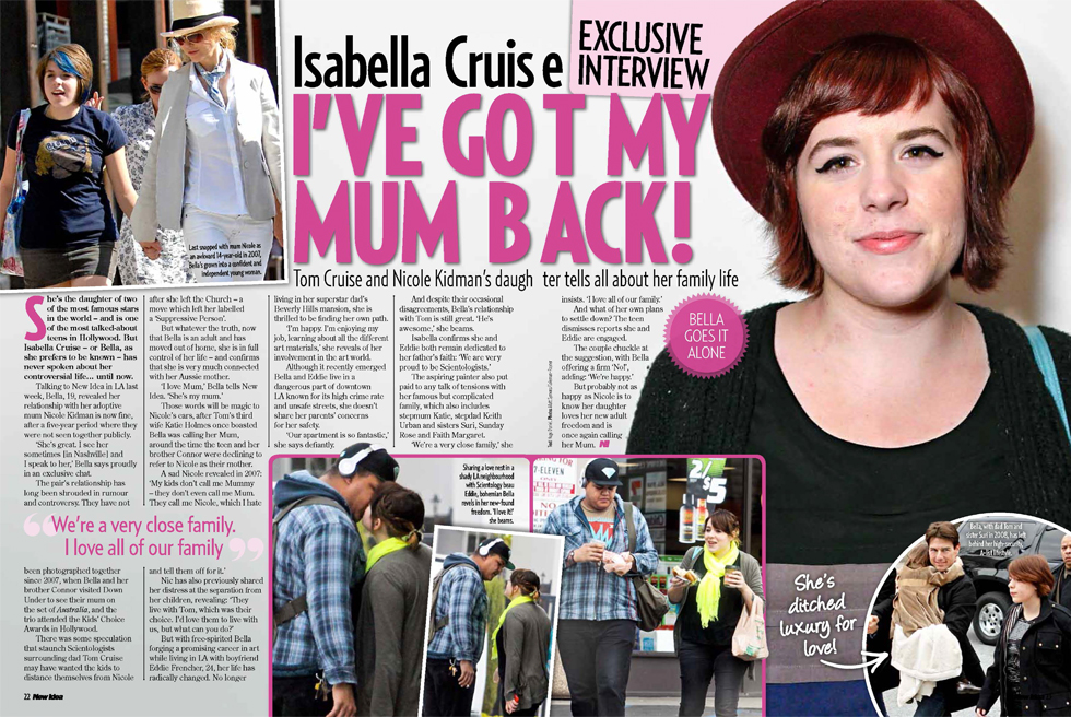 Isabella Cruise World Exclusive Interview